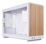 Case LIAN LI micro ATX/Micro-ITX White/Wood Micro Tower PC G99.A3W-WDG.00