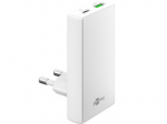 Goobay USB-C 45Watt GaN adapteris 1xUSB-C + 1xUSB-A baltas