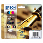 Epson 16XL daugiaspalvis geltonas cyan magenta ra&scaron;alas C13T16364012