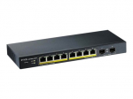 Zyxel GS1900-10HP 8 prievų Gigabit PoE+ perjungiklis