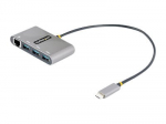 StarTech.com 3-portų USB-C hubas su Ethernet, 3x USB-A portais, Gigabit Ethernet, USB 3.0 5Gbps, nuo magistralės maitinamas, USB Type-C hubas su Gb...