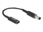 Delock 15cm maitinimo adapteris juodas
