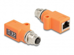 DeLOCK CAT 5e ekranuota sukioja pora (STP) tinklo adapteris oranžinis