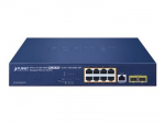 PLANET GS-4210-8UP2S 10-portų Gigabit Ethernet PoE++ jungiklis