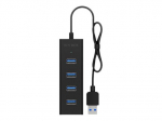 ICY BOX IB-HUB1409-U3 Juoda