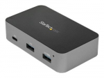 StarTech.com 4 prievadų USB C &scaron;akotuvas, USB 3.1 Gen 2 (10Gbps), 3x USB-A ir 1x USB-C, maitinamas, įtrauktas universalus maitinimo adapteris, 1.5m,...
