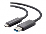 Vaddio 26 ft USB 3.2 Aktyvus Optinis Kabelis - Type C iki Type A - 8m Juodas