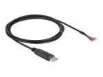 DeLock USB 2.0 230.4Kbps serijos adapterius kabeliuotė