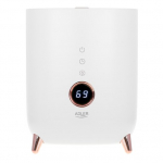 Adler AD 7972 Drėkintuvas 23 W Vandens talpos 4 L Tinka kambariams iki 35 m&sup2; Ultragarso drėkinimas Talpa 150-300 ml/hr Balta