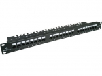 Alantec PK001 UTP cat.6 jungčių skydelis, 24 LSA prievadai su 1U 19" lentyna