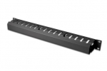 Digitus 1U kabelių valdymo narvas nuimamas galinė plok&scaron;tė DN-97617 Montavimui ant 483 mm (19&ldquo;) profilio bėgių Juoda