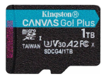 Kingston Canvas Go! Plus 1TB microSDXC UHS-I atminties korta 200MB/s