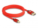 Delock DisplayPort kabelis 2m Red