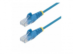 StarTech.com 10m mėlynas plonas CAT6 Ethernet kabelis