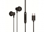 Conceptronic BRENDAN04B Juodi Kabeliniai Ausinės