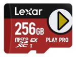 Lexar PLAY PRO 256GB microSDXC UHS-I atminties kortelė 900MB/s