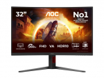 AOC C32G4Z 32 " VA FHD 16:9 240 Hz 0.3 ms 1920 x 1080 pixels 300 cd/m&sup2; HDMI ports quantity 1 Black