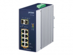 PLANET IP30 Pramoninė 8-osios 10/100/1000T Gigabit Ethernet keitiklė