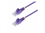 Startech 1.5m violetinis be kabliukų CAT6 Ethernet kabelis, 28AWG, LSZH, UTP