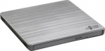 H.L Duomenų saugojimas Ultra plona ne&scaron;iojama DVD ra&scaron;ytuvas GP60NS60 Sąsaja USB 2.0 DVD&plusmn;R/RW CD skaitymo greitis 24 x CD ra&scaron;ymo greitis 24 x Sidabri...