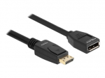 Delock DisplayPort Plačioji Kabelio Užtvara 5m Juoda
