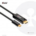 LAIDAS HDMI Į USB-C 1.8M/M/M CAC-1334 CLUB3D