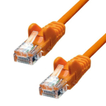 KAT5e U/UTP CCA PVC Ethernet kabelis oranžinis 3m