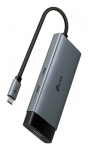 TP-Link UH5020C sąsagos &scaron;akotuvas USB Type-C 5000 Mbit/s Pilka