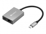 Sandberg USB-C 1Gbps tinklo adapterio kabelis