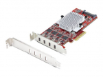 StarTech.com 4-portų USB Type-C PCIe korta, USB-C 10Gb, 4x valdikliai, TAA USB adapteris PCI Express 3.0 x4 10Gbps