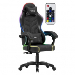 Huzaro Force 2.7 RGB Juodas žaidimų kėstuvas