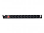 EnerGenie EG-PDU-10C132C19 lizdinis elektros paskirstymo vienetas juodas