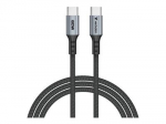 Verbatim USB Type-C kabelis, 1.2m, sidabrinis