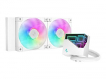 Deepcool LT240 WH ARGB 120mm balta au&scaron;inimo sistema, 1 vnt.