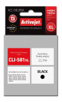 Activejet ACC-581BNX ra&scaron;alas (pakeitimas Canon CLI-581XLBk; Supreme; 11,70 ml; juodas)