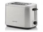 Gorenje duon-toasterys T800DS Skaičius skylių 2 Korpuso medžiaga Nerūdijantis plienas
