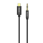 Baseus Yiven 1.2m USB-C į 3.5mm Mini Jack garso kabelis juodas