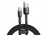 Baseus Cafule USB-A į Micro USB kabelis 1m Juodas