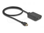 Delock HDMI skirstytuvas 60cm juodas