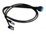DeLock MiniPCIe I/O PCIe Full Size 1 x 19 PIN USB 3.0 PIN galvutės USB adapteris