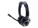 Conceptronic POLONA02B kabelis ausinės juodas