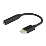 SAVO USB tipo 3.1 C (M) į Jack 3.5mm (F) garso adapteris Juodas AK-35/B
