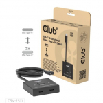 Club 3D Bi-Directional USB-C perjungiklis 8K60Hz 100W