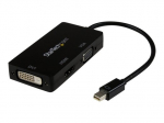 StarTech.com 3 in 1 Mini DisplayPort adapteris - 1080p - Mini DP / Thunderbolt į HDMI / VGA / DVI skirstiklis jūsų monitoriui (MDP2VGDVHD) Videoadapte