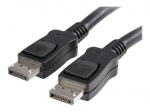 StarTech.com 2m sertifikuotas DisplayPort 1.2 kabelis su užtraukais DP 4k 2m Juodas