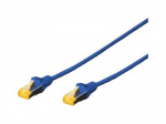 DIGITUS CAT 6a apsaugota folija ir vario pynimasis SFTP 5m jungtukas mėlynas