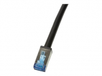 LogiLink Profesionalus CAT 6a Screenuotas Kabelis su Folija ir Variniu Pintuvu (SFTP 20m Patch Kabelis Black)