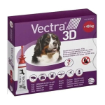 CEVA Vectra 3D (over 40kg) - prie&scaron; parazitų la&scaron;ai &scaron;unims - 3 x 8ml