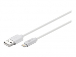 Goobay 3m Lightning kabelis baltas