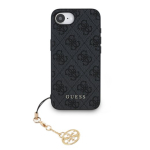 Guess 4G pakabukas dėklas iPhone 16e Tonas ant tono / Pilka